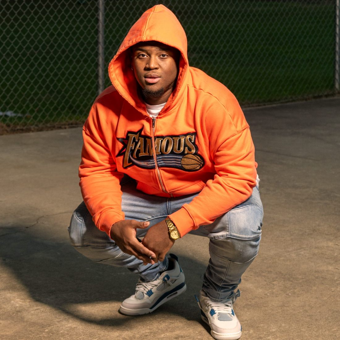 Salmon “HWC” Zip Up