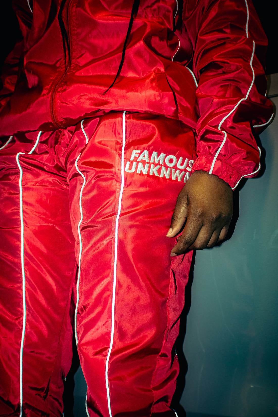 FU ALL STAR TRACK PANTS (RED)