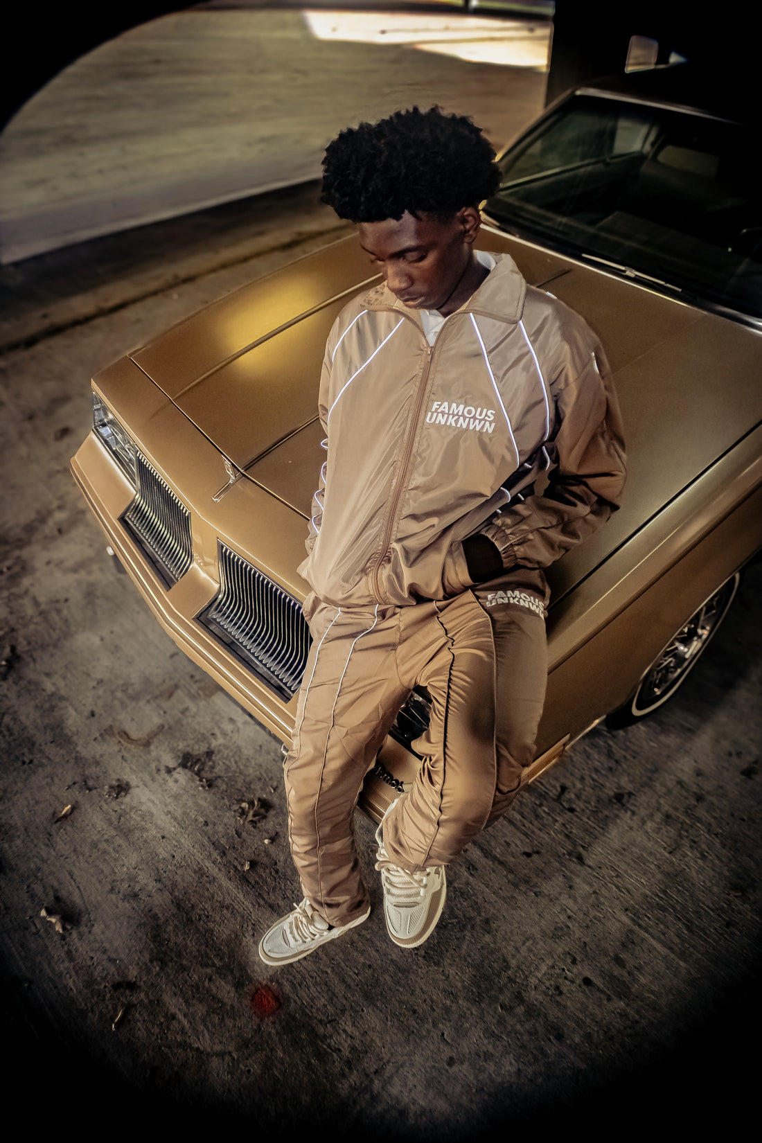 FU ALL STAR TRACK PANTS (TAN)