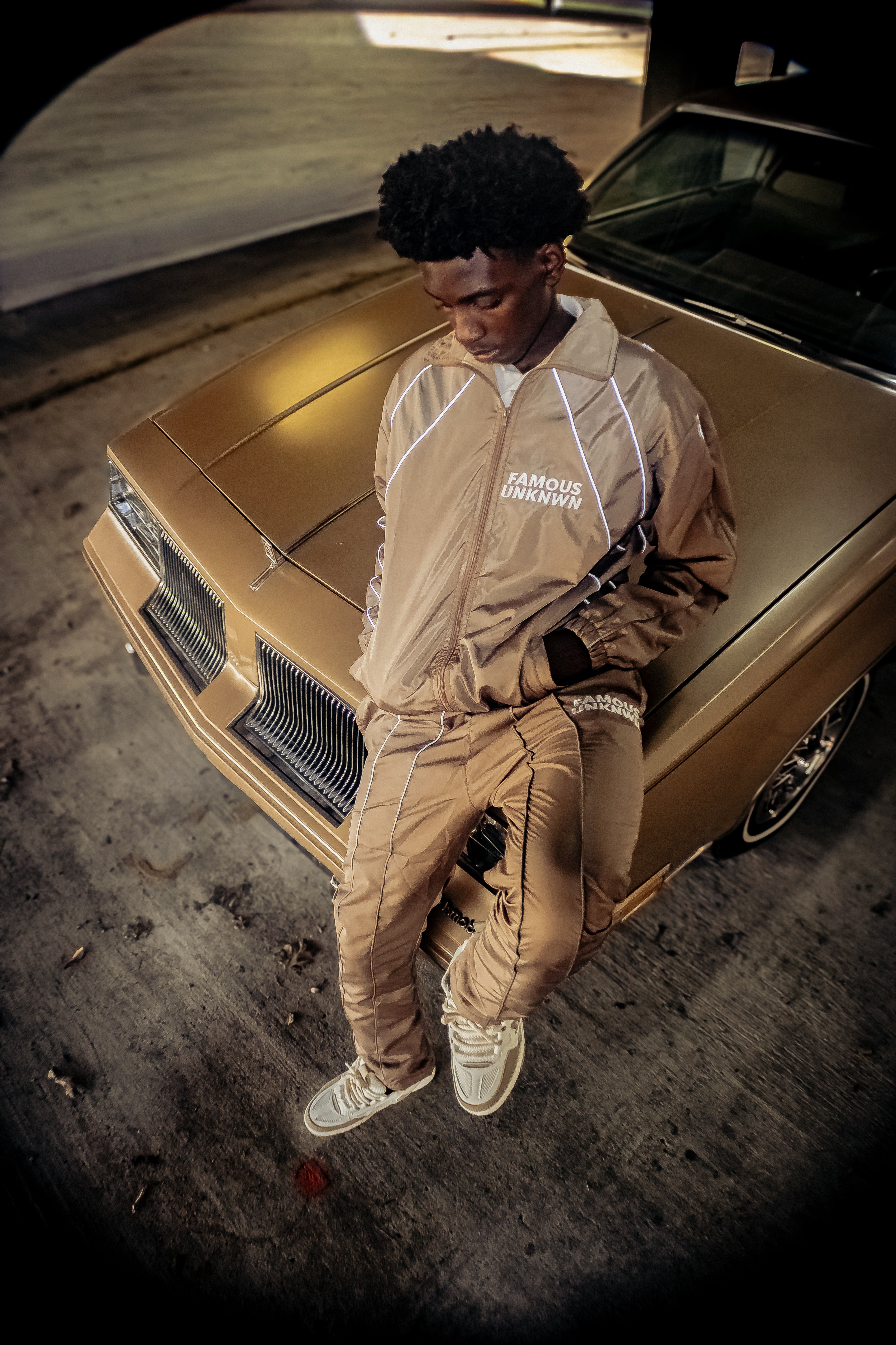 FU ALL STAR TRACK JACKET (TAN)