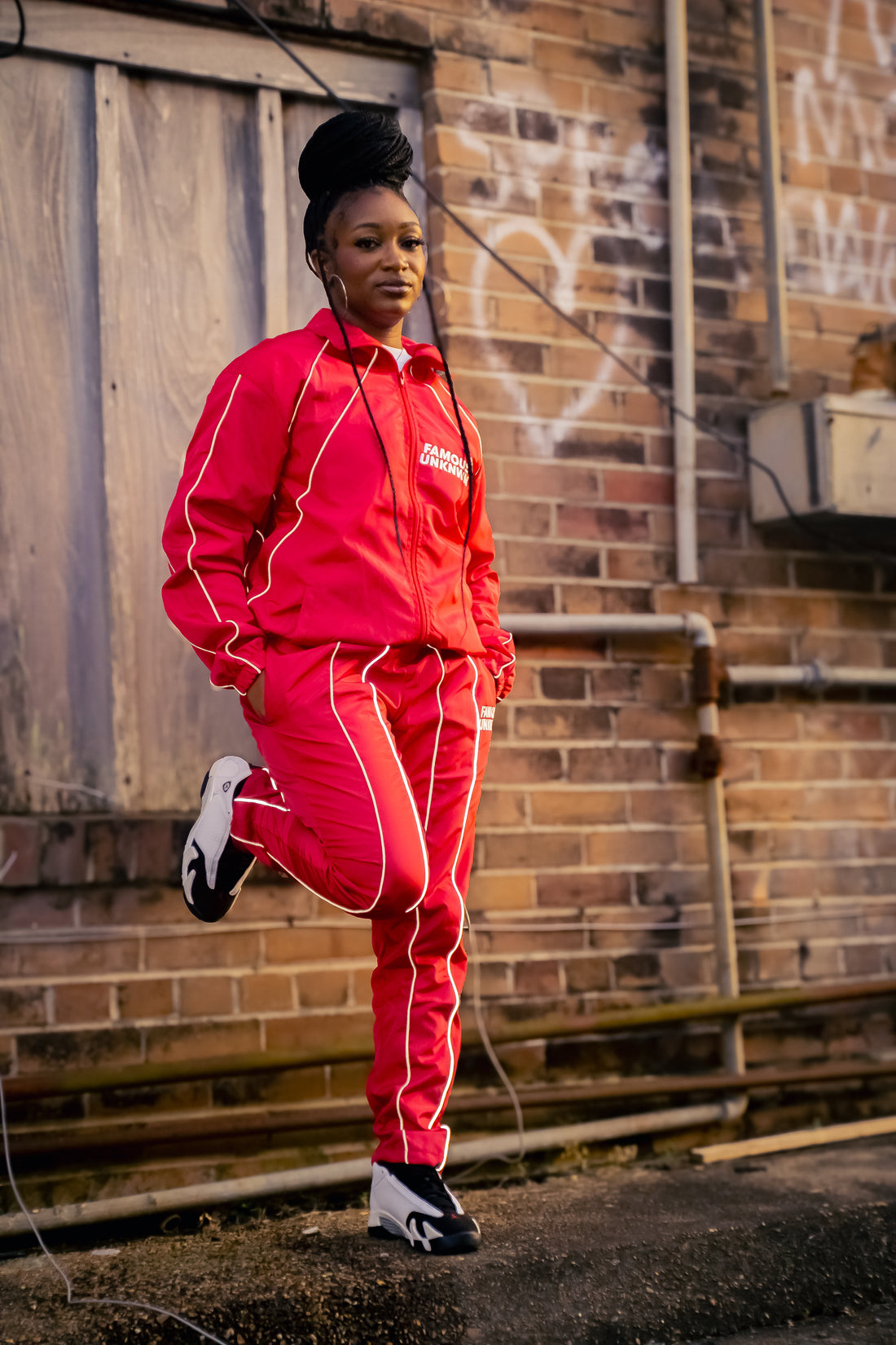 FU ALL STAR TRACK JACKET (RED)