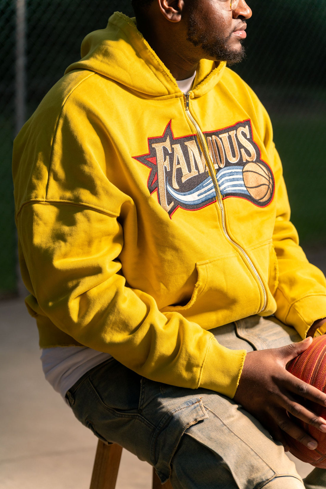 Yellow “HWC” Zip Up