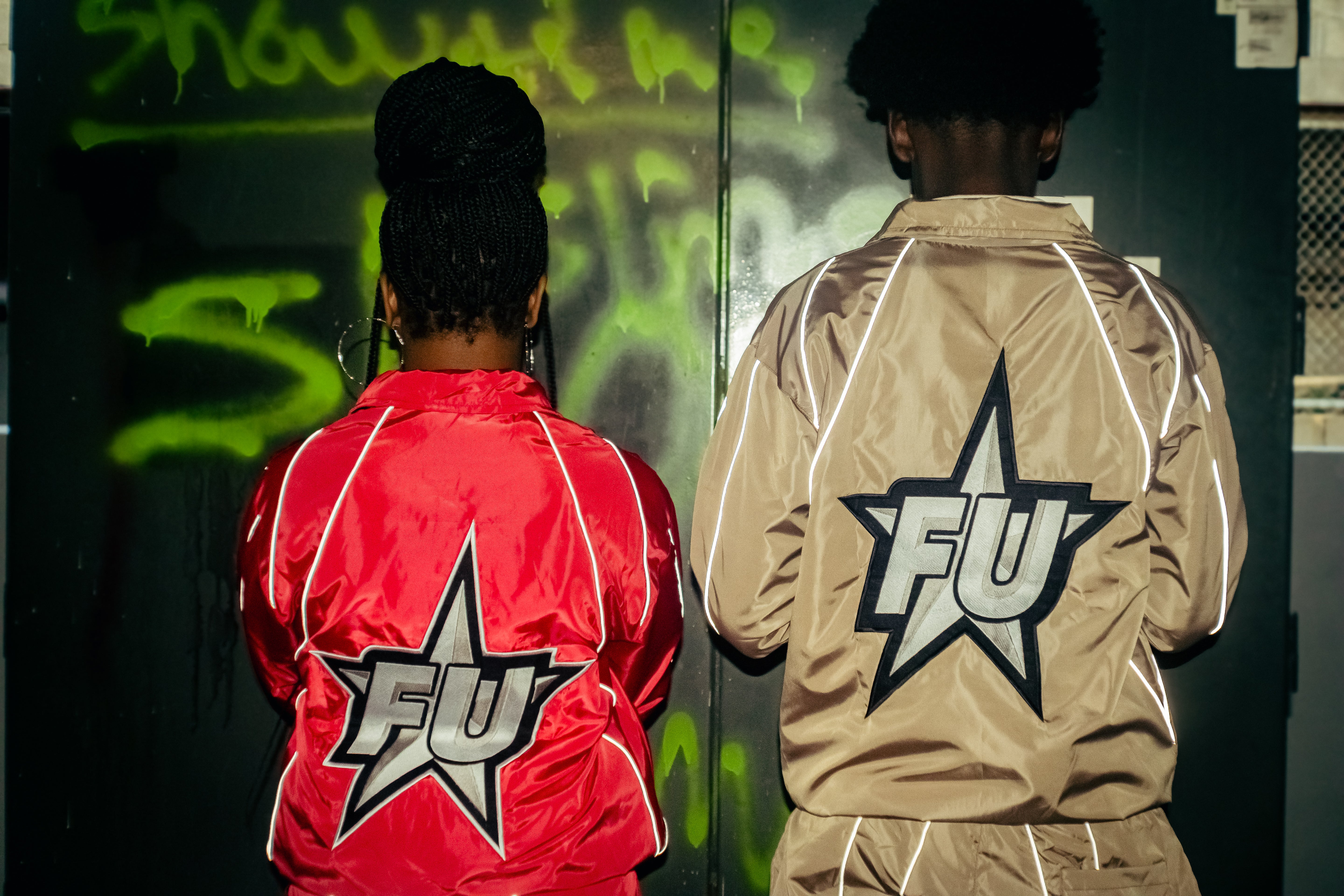 FU ALL STAR TRACK JACKET (TAN)